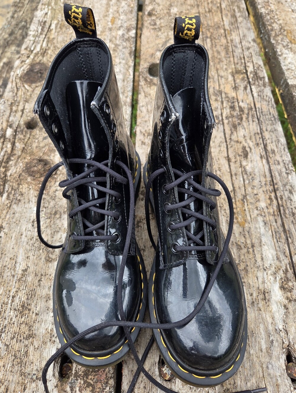 Dr Martens 1460 Patent Leather Combat Boots